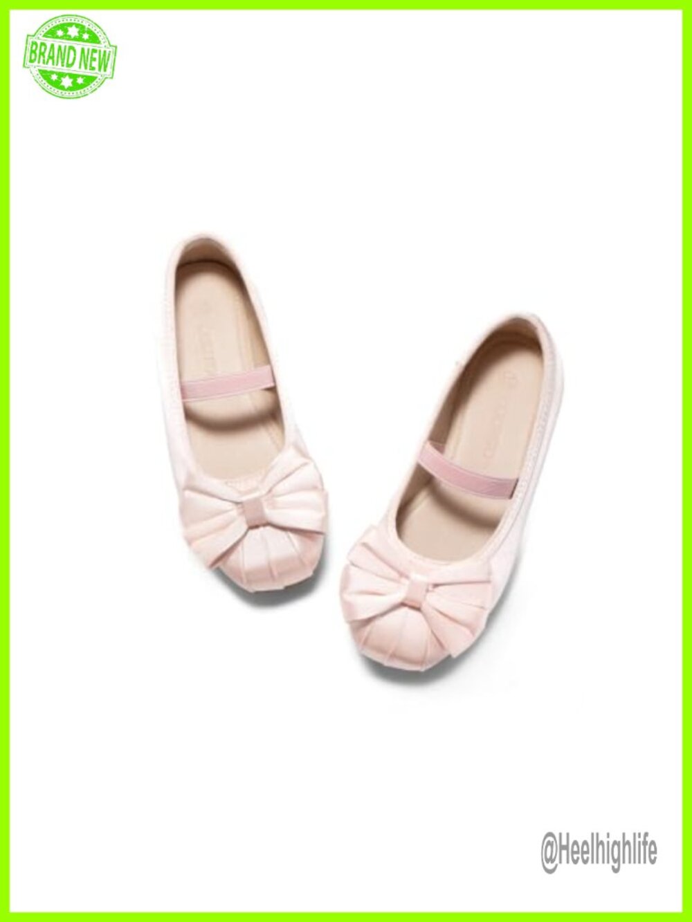 Girls Satin Bow Ballet Flats Square Toe Mary Jane Shoes Sparkly